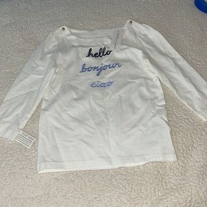 Janie & Jack long sleeve top